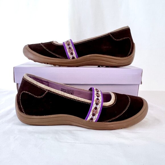 Lands' End Mary Jane Slip-ons Terrain Lodge, Brown, #380875, Size 8, EC! - Picture 7 of 15